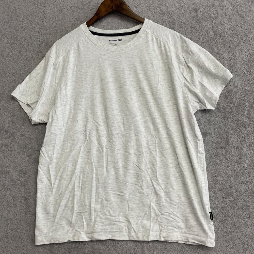 NWOT Kenneth Cole Men's XXL Organic Cotton Blend T-Shirt Slim Fit - Picture 2 of 8